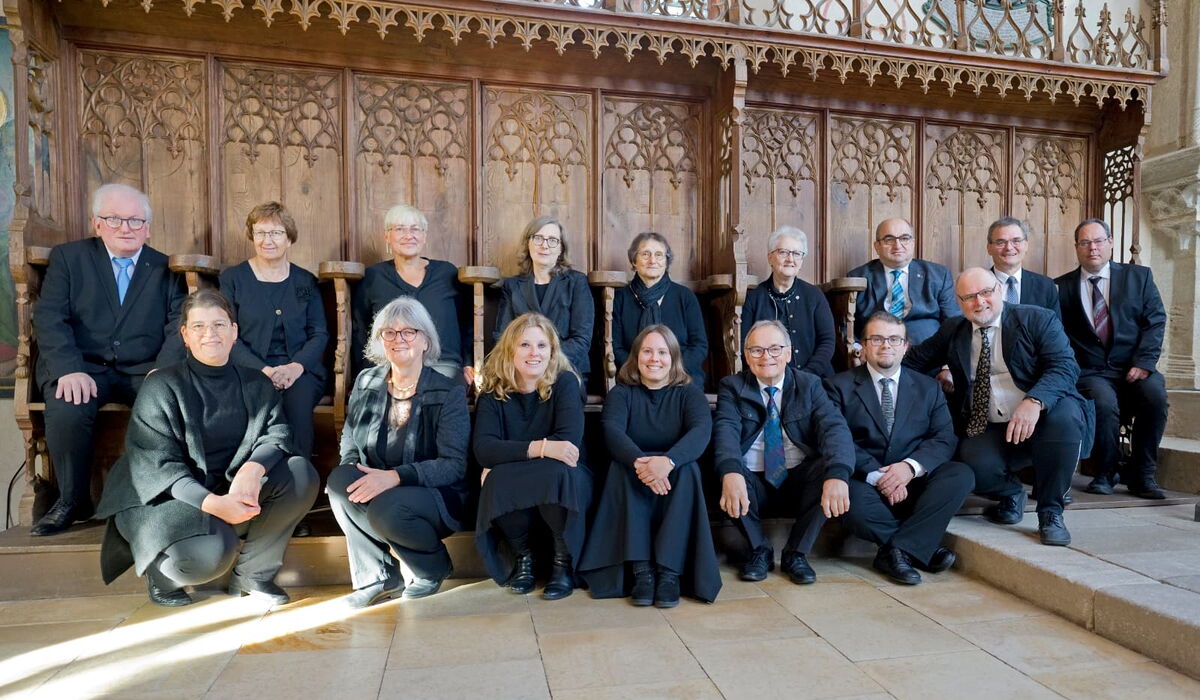 Gemischter Chor im Kirchengestühl